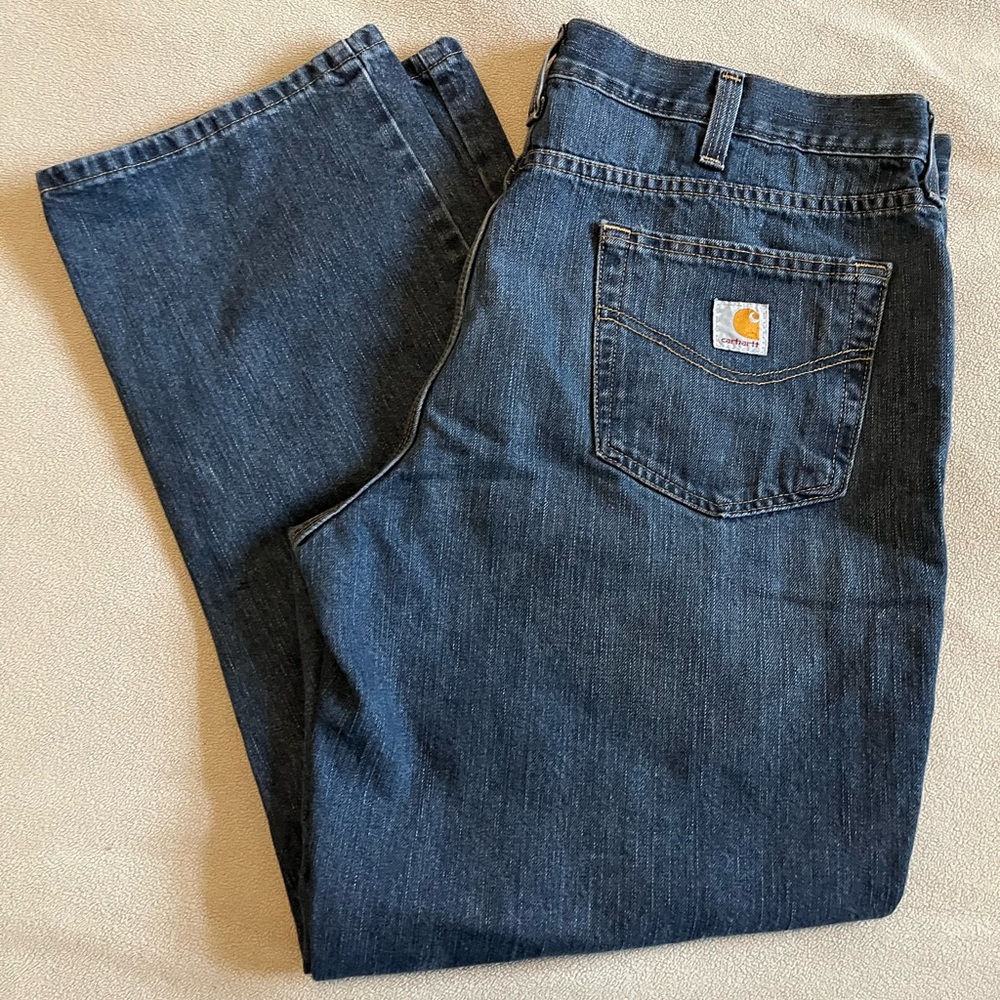 Carhartt Relaxed Fit Jeans Size 38x30 RN#14806 Blue